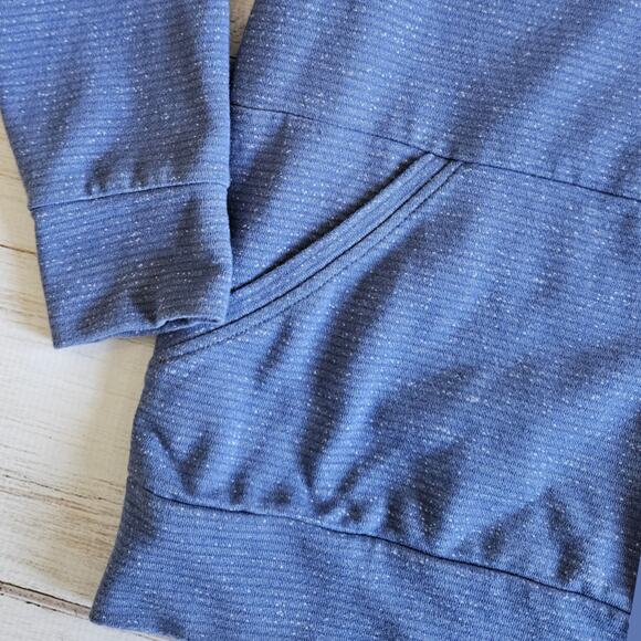 Champion Blue Stripe Hoodie sz L - Picture 4 of 5